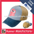 Sunshade navy blue cap with printing